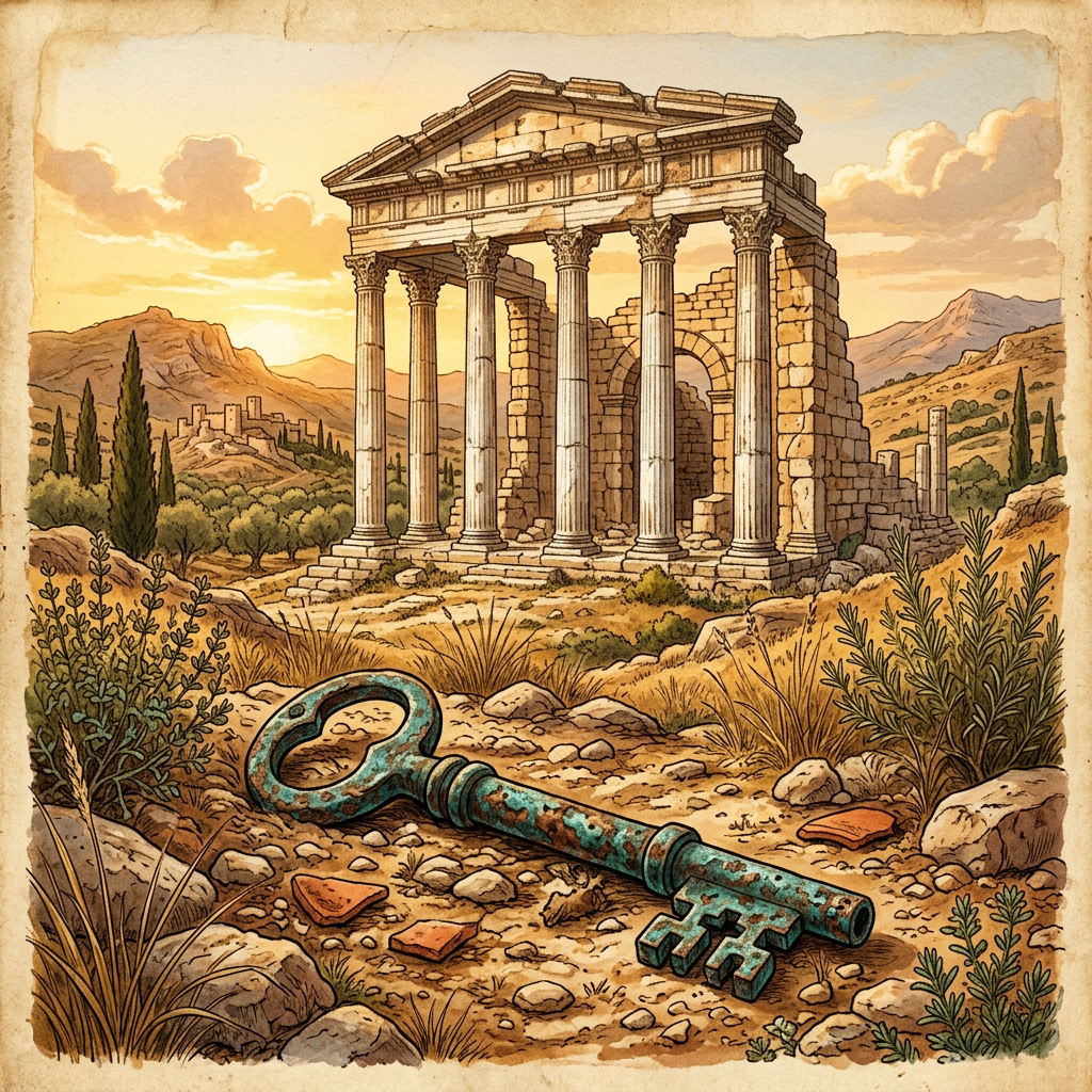 Archaeologists Unearth 1st-Century Roman Temple Dedicated to Janus with Intact Bronze Key Votives in Ancient Saguntum, Spain