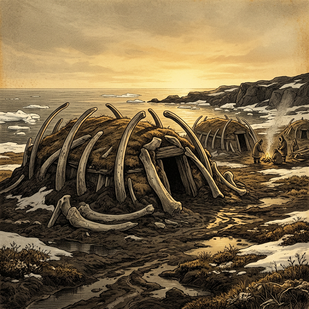Thawing Permafrost in the Kara Sea Coast Uncovers a 4,500-Year-Old 'Paleo-Siberian' Whalebone Settlement