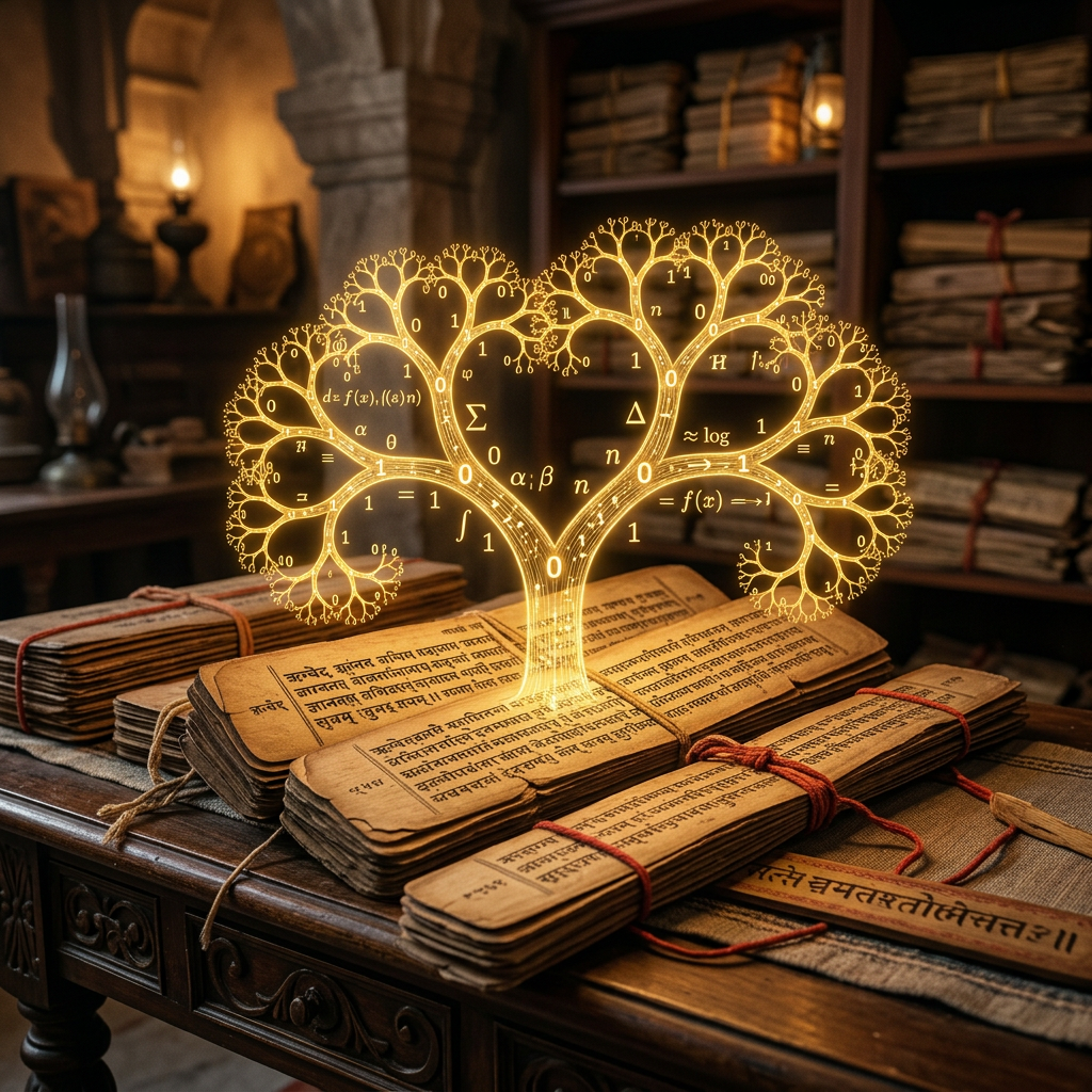 Computational Analysis of 11th-Century 'Ganita-Kaumudi' Fragments Reveals Advanced Sanskrit Recursive Methods for Modeling Non-Linear Population Growth