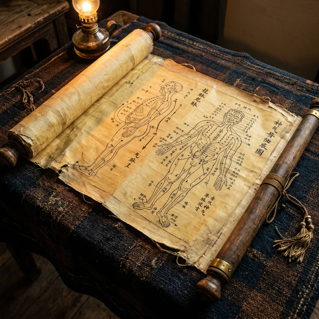 8th-Century 'Prana-Mana-Vivarta' Silk Scroll Discovered in Bhutan, Linking Vital Breath to Cognitive Expansion