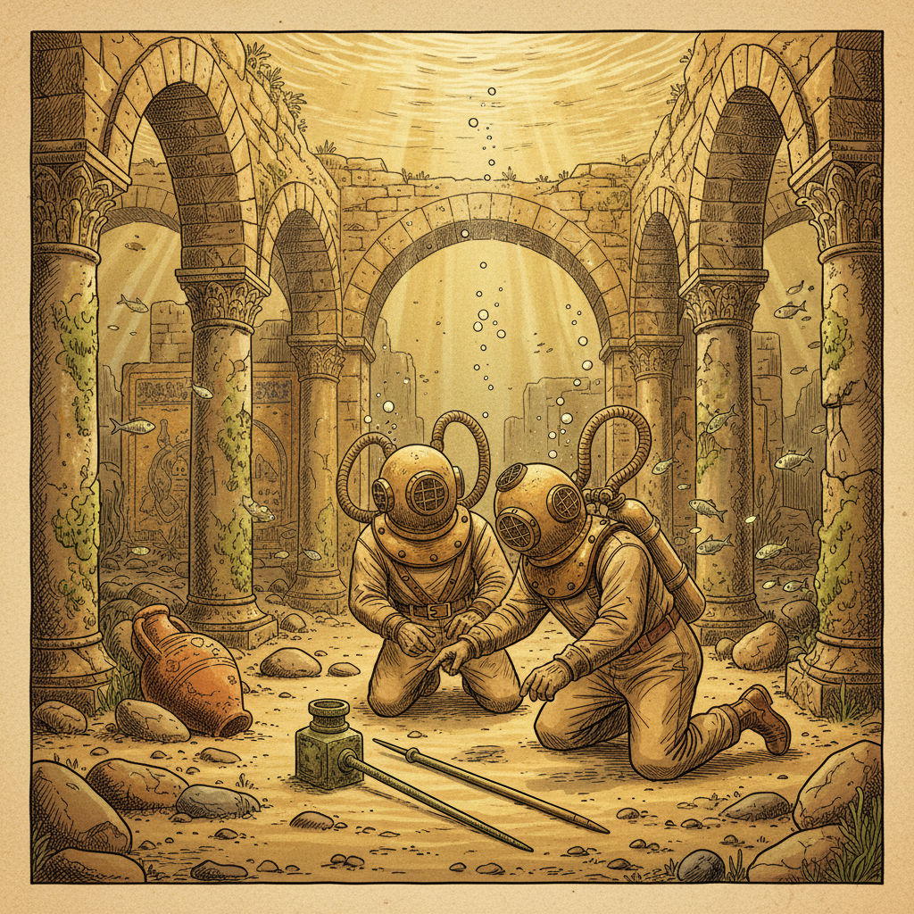 Submerged 5th-Century 'Byzantine Scriptorium' Remains and Intact Lead Inkwells Identified off the Coast of Cyprus