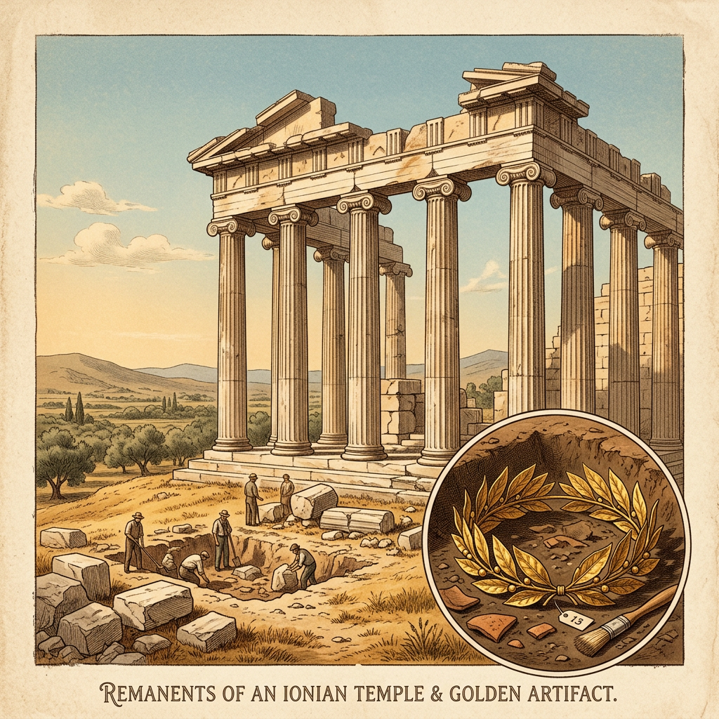 Significant 2,400-Year-Old 'Temple of Artemis' with Intact Golden Jewelry Uncovered in Ancient Parion, Turkey