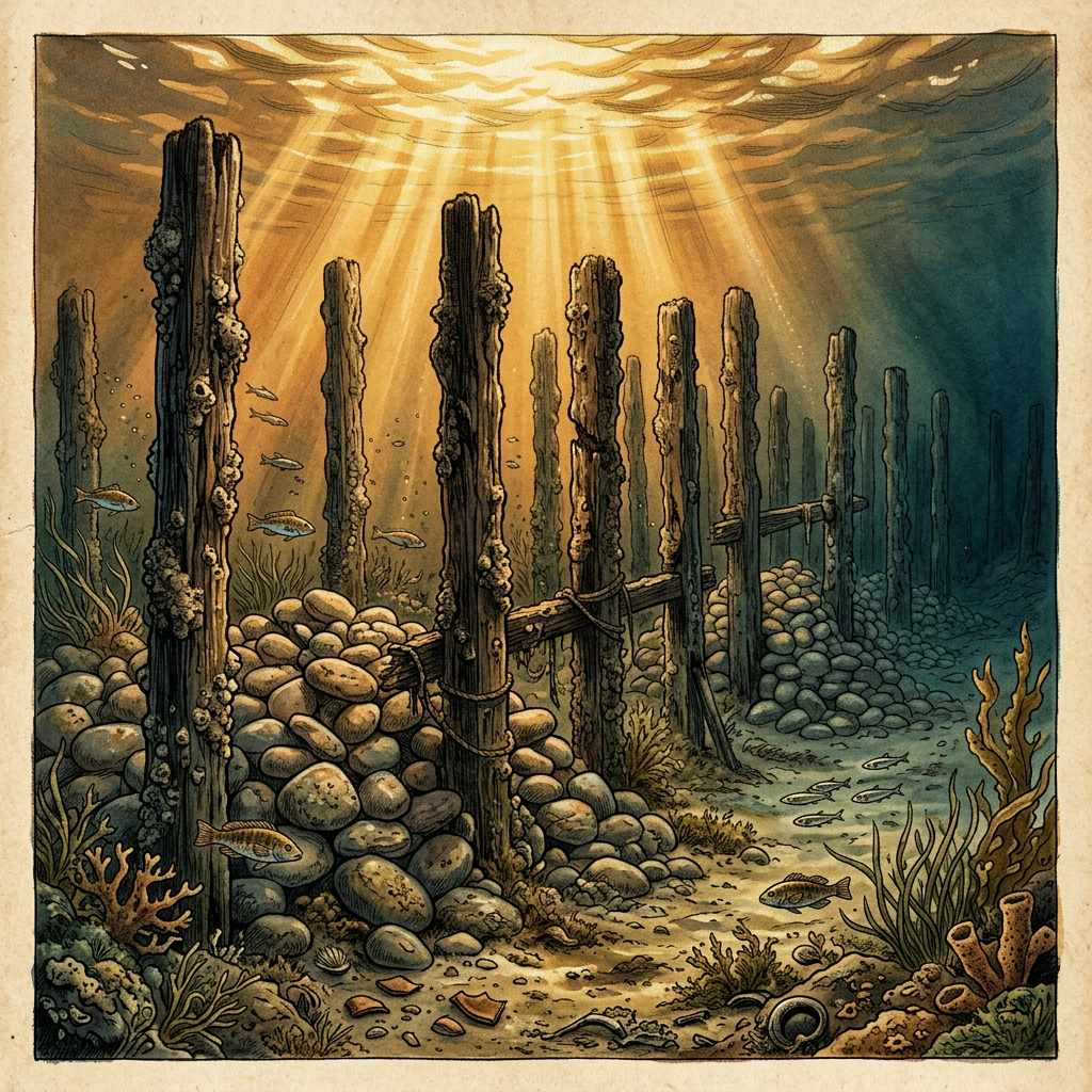 Submerged 12th-Century 'Viking-era Maritime Trading Jetty' and Stone Ballast Mounds Identified off Gotland