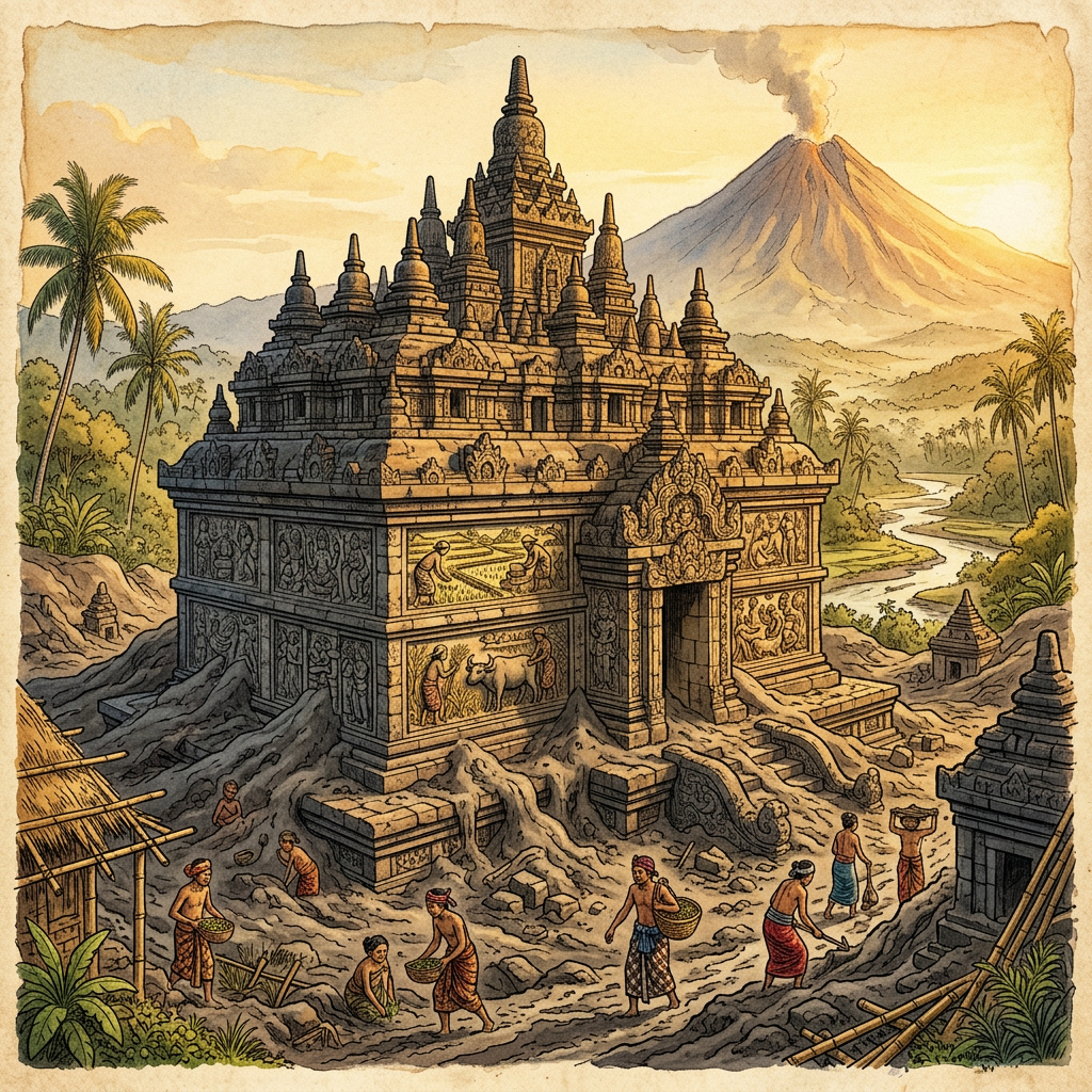 Significant 8th-Century 'Sailendra' Dynasty Temple Dedicated to the Goddess of Rice Discovered in Central Java