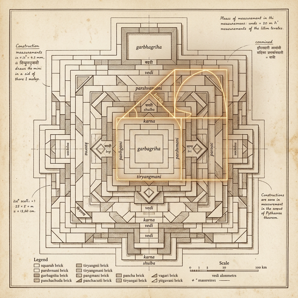 New Research Identifies Recursive Geometric Algorithms in 800 BCE 'Baudhayana Sulba Sutra' for Calculating Irregular Diagonals