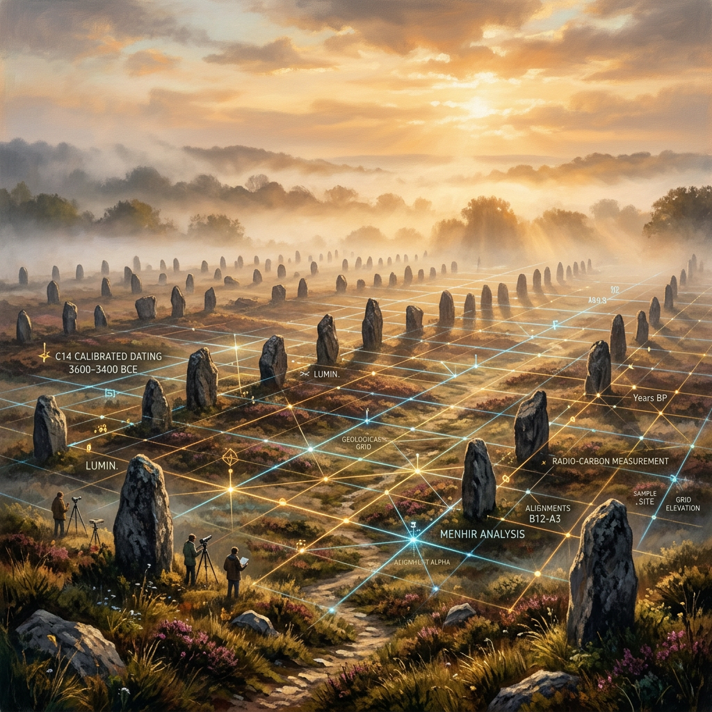 Breakthrough 'Muon-Induced' Carbon-14 Calibration Methodology Refines the Chronology of Neolithic 'Menhir' Complexes in Brittany