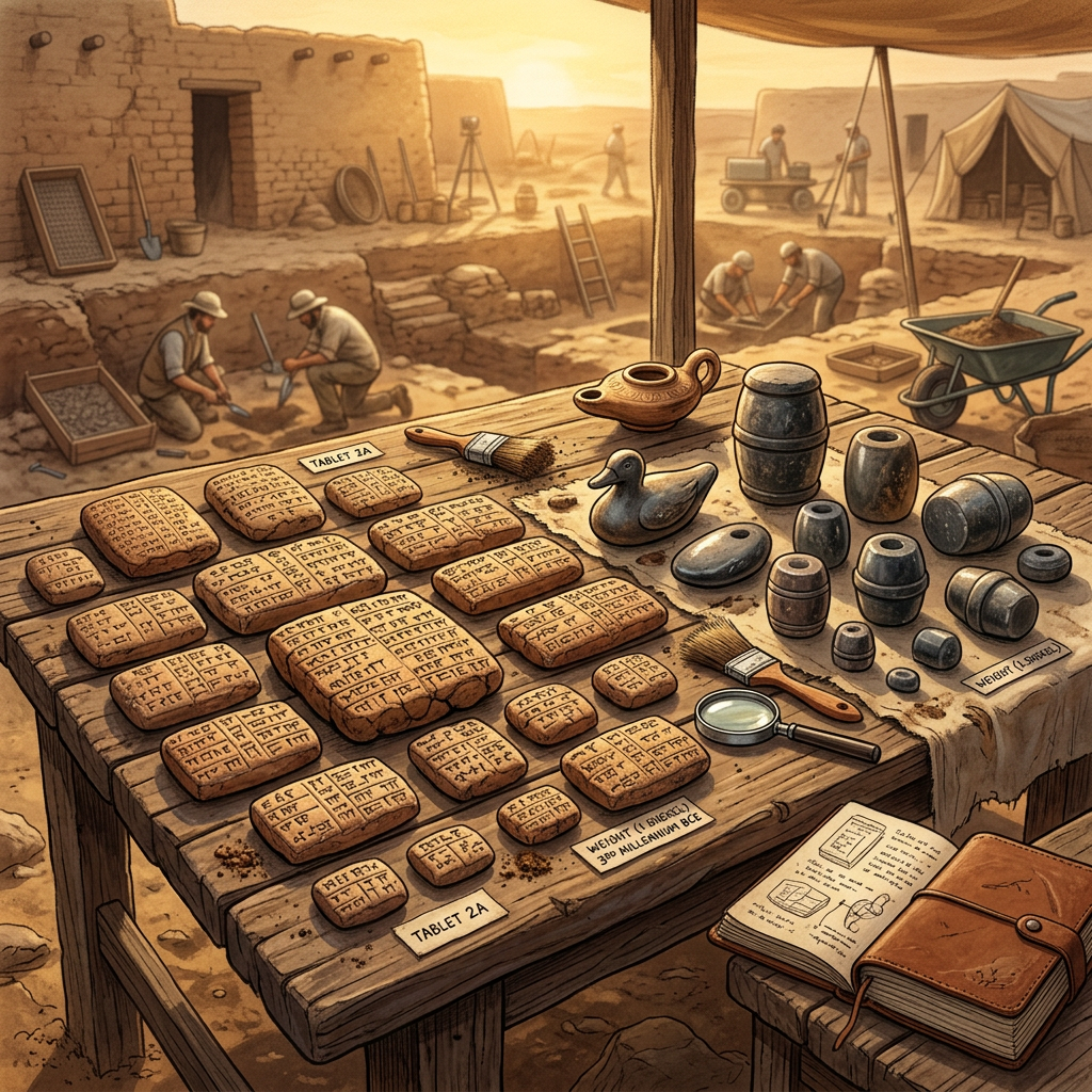 4,000-Year-Old 'Sumerian Master of the Royal Mint' Archive and Silver-Weight Standards Uncovered in Ancient Ur