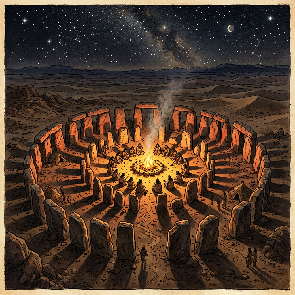 Neolithic 'Stone-Circle' Alignments in the Sahara Reveal Origins of 7,000-Year-Old 'Rain-Chasing' Festivals