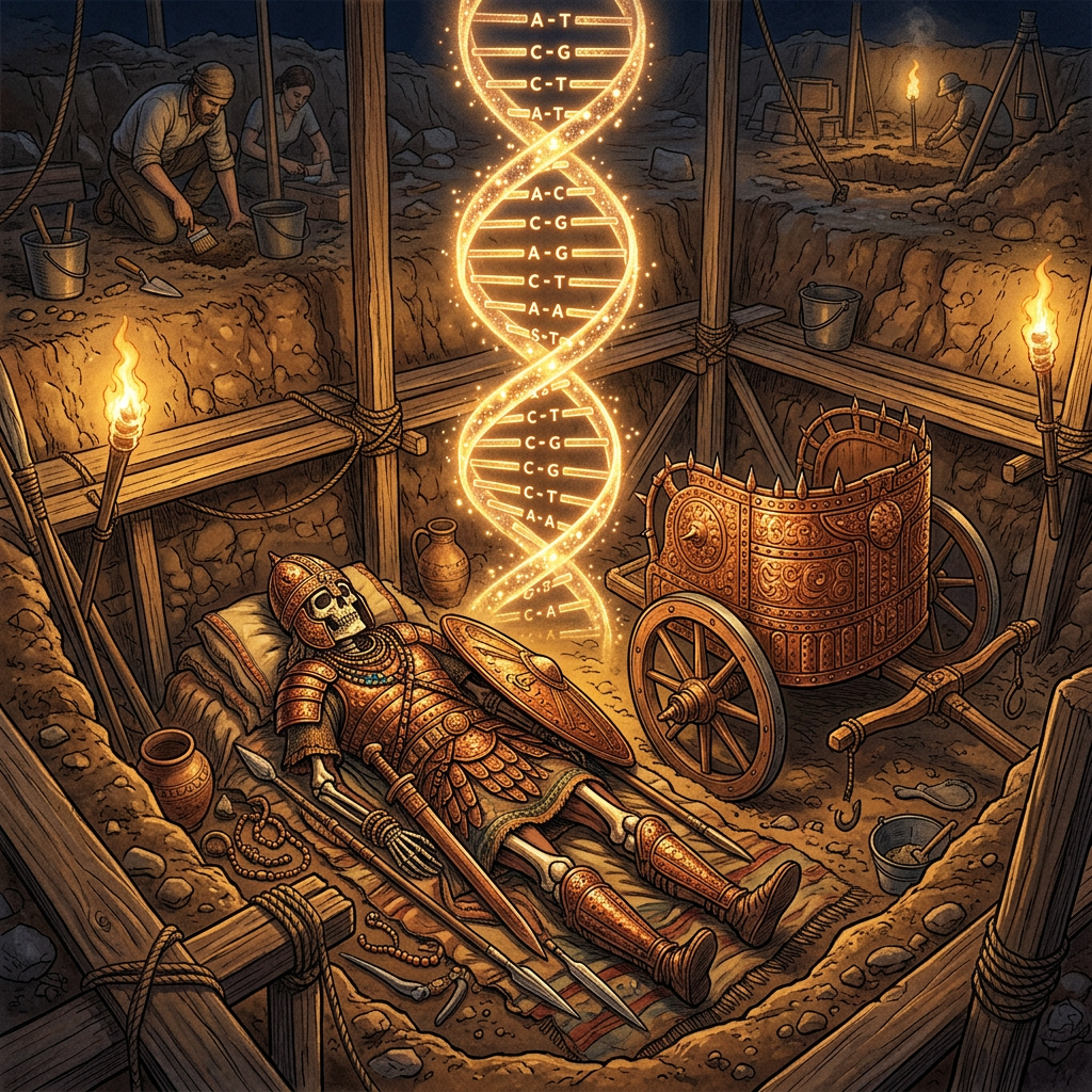 Genomic Study of 4,000-Year-Old 'Sinauli' Remains Reveals Unique Genetic Signature of Bronze Age Warrior Communities