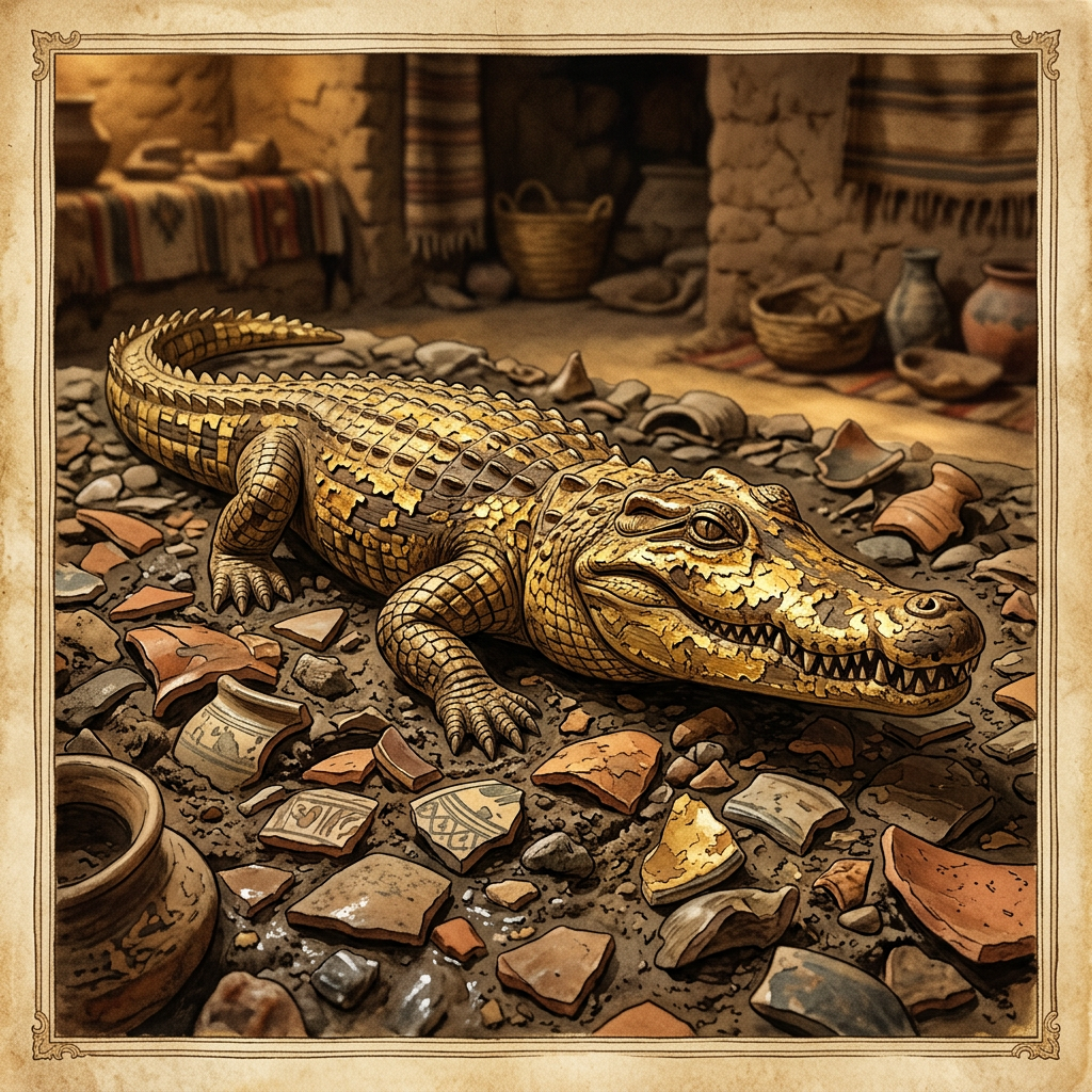 Rare ‘Gold-Leafed Crocodile Effigies’ Found in Pre-Colonial Luzon Point to 1,200-Year-Old Roots of the ‘Festival of the River Guardian’