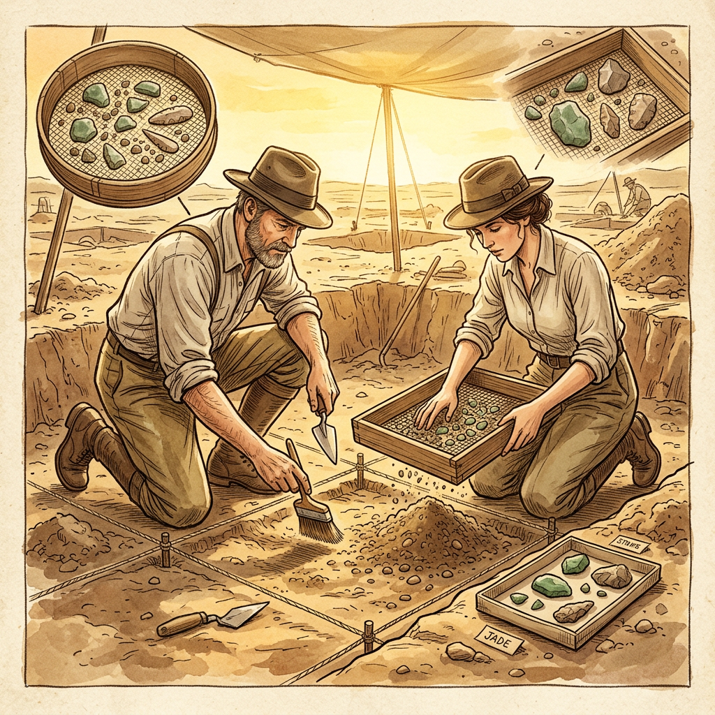 Discovery of 6,000-Year-Old Jade Carving Center in Northern China Challenges Regional Development Theories