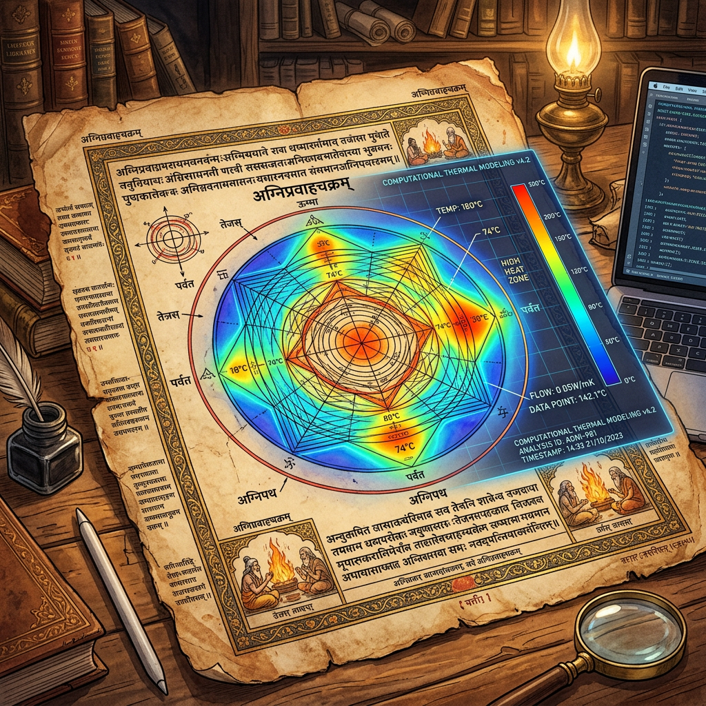 Computational Analysis of 11th-Century 'Bijaganita-Avatamsaka' Manuscripts Reveals Advanced Sanskrit Algorithms for Modeling Non-Linear Heat Diffusion in Metallic Alloys