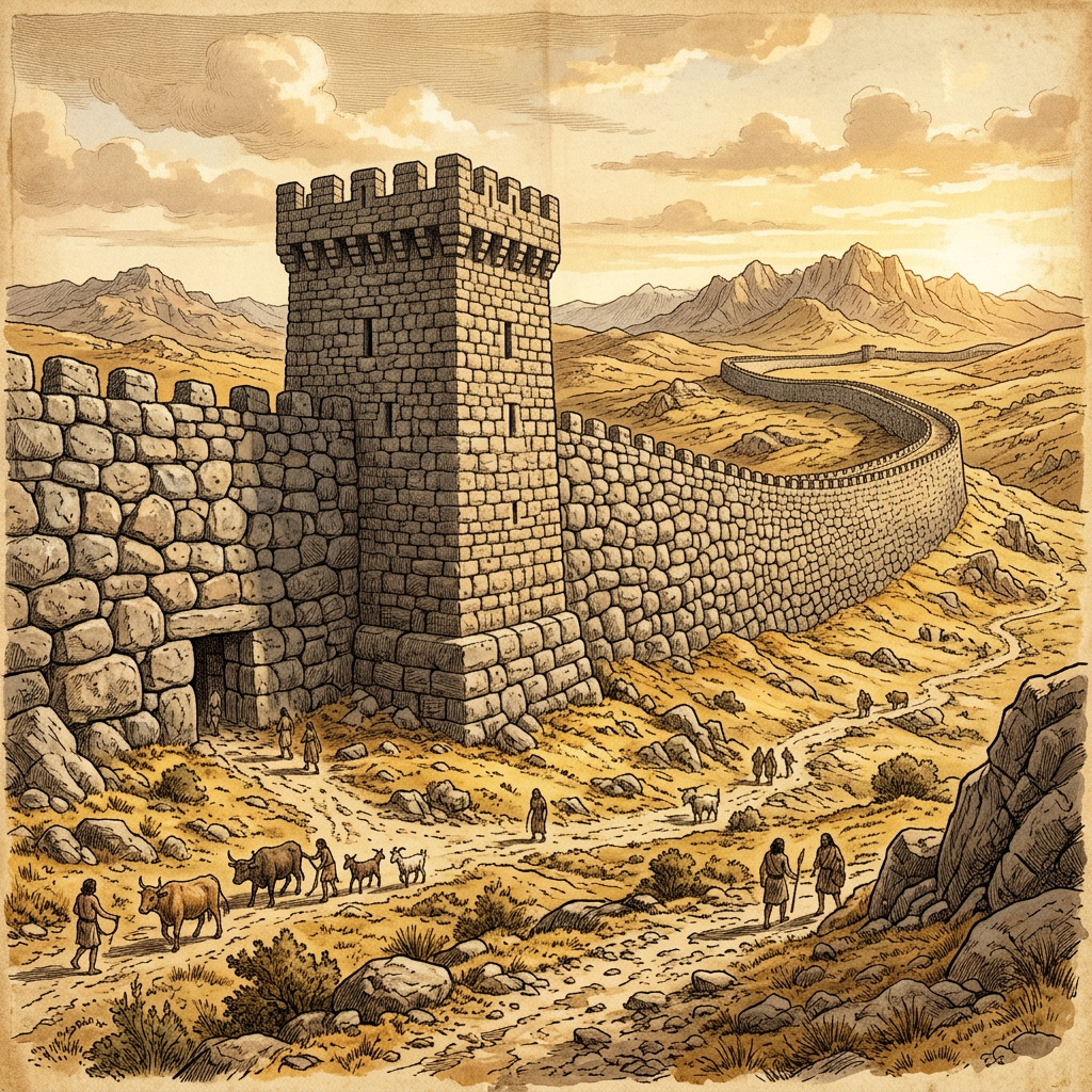 4,000-Year-Old 'Longshan Culture' Massive Stone-Fortified Citadel with Intact Defensive Bastions Uncovered in Shaanxi