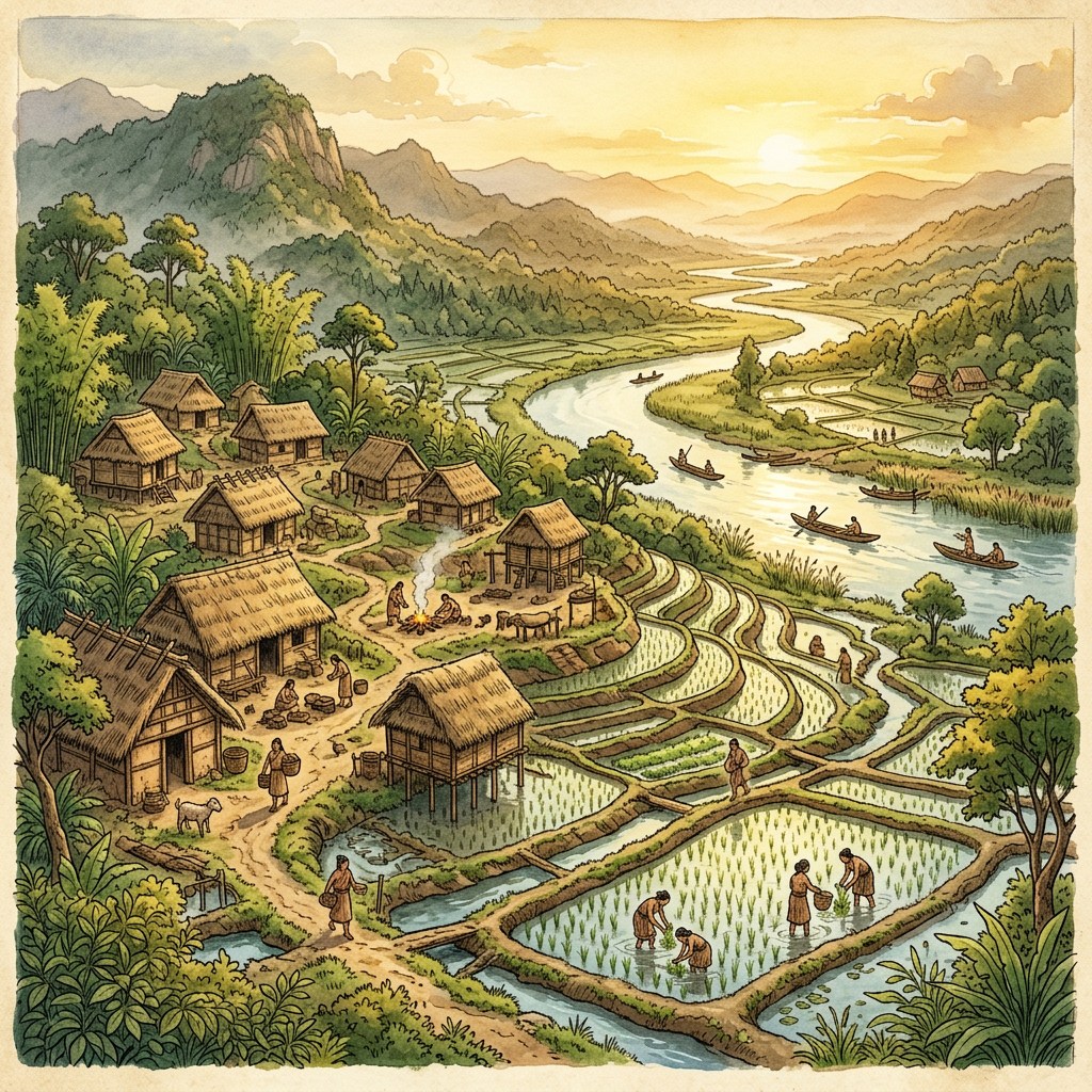 Discovery of a 5,000-Year-Old 'Neolithic Farming Village' in the Yangtze River Valley with Evidence of Systematic Wetland Paddy Field Rotation