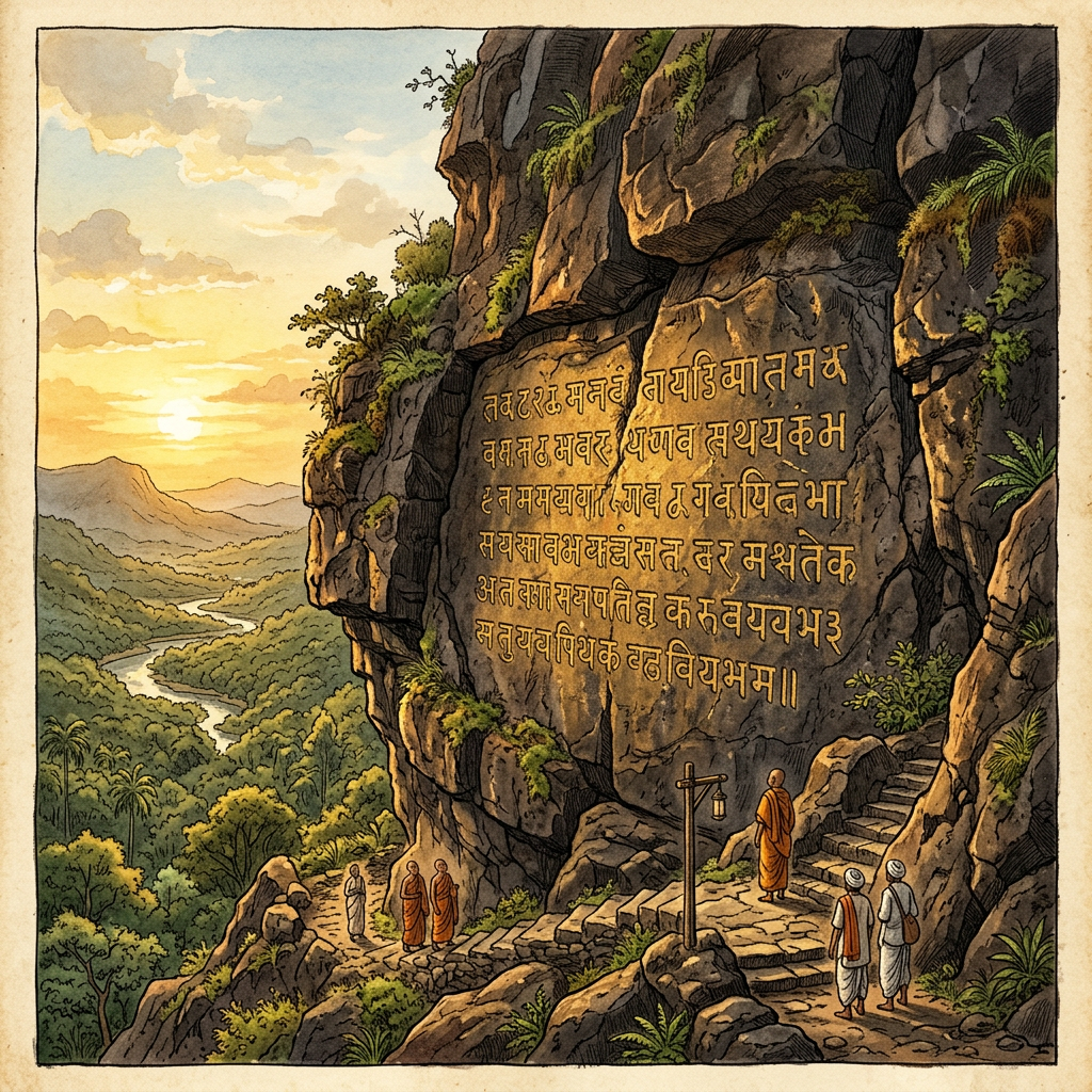 Discovery of 7th-Century 'Tarka-Sthiti-Vada' Inscriptions in the Sahyadri Range Details the 'Philosophy of Logical Stability'