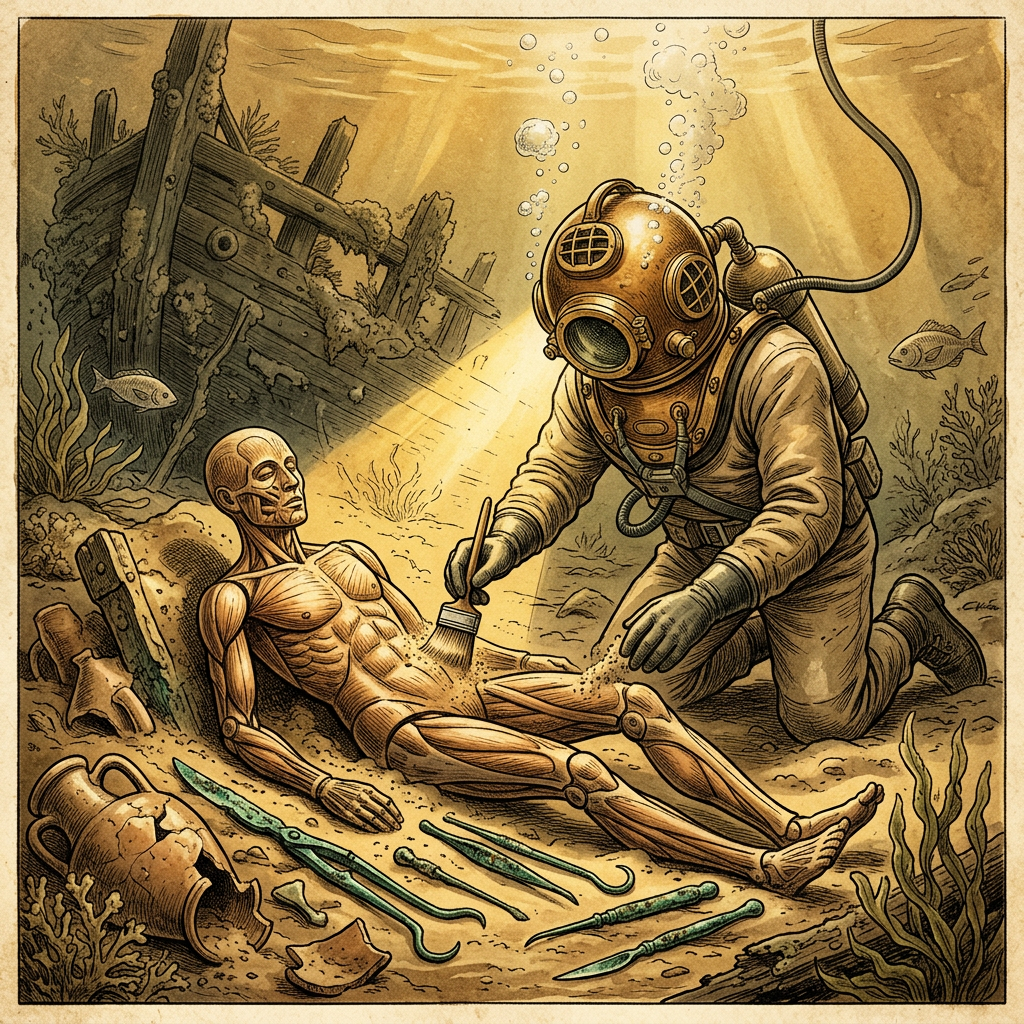 Submerged 1st-Century Roman 'Medical Training Ship' Identified off the Coast of Cyprus with Intact Surgical Manikins