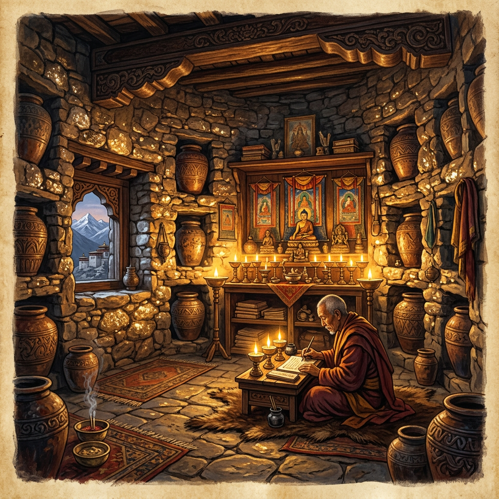 Massive 1,500-Year-Old "Acoustic Monastery" with Intact Resonating Chambers Uncovered in the Zanskar Range