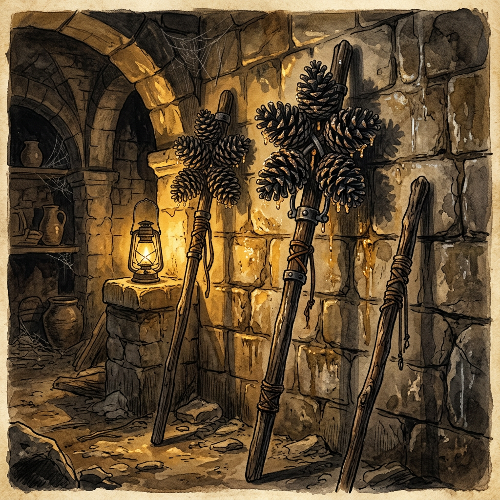 Discovery of 3,500-Year-Old "Myrrh-Lacquered" Pinecone Thyrsi in Phrygia Reveals Origins of "Forest-Spirit" Spring Parades