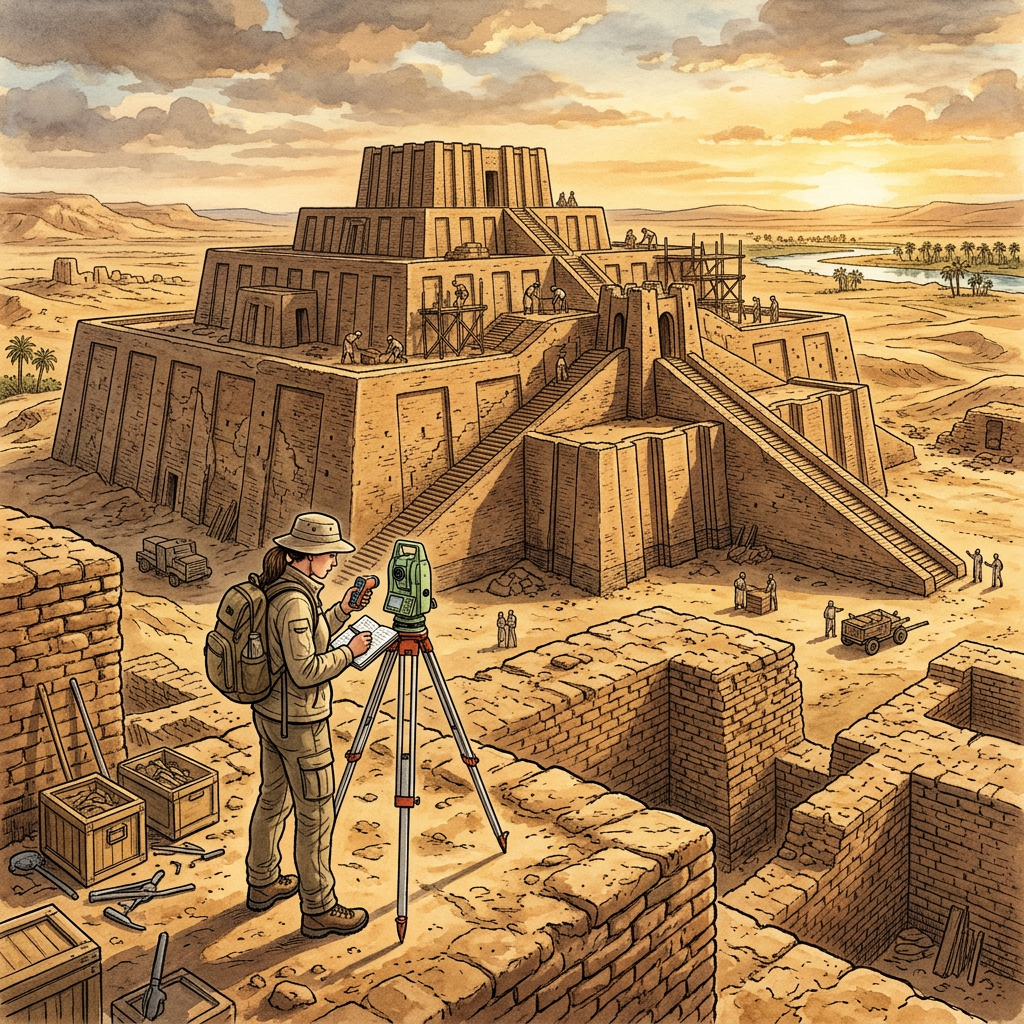 Archaeologists Uncover 2,200-Year-Old 'Temple of the Sky God' Foundations in Ancient Babylonian City of Borsippa