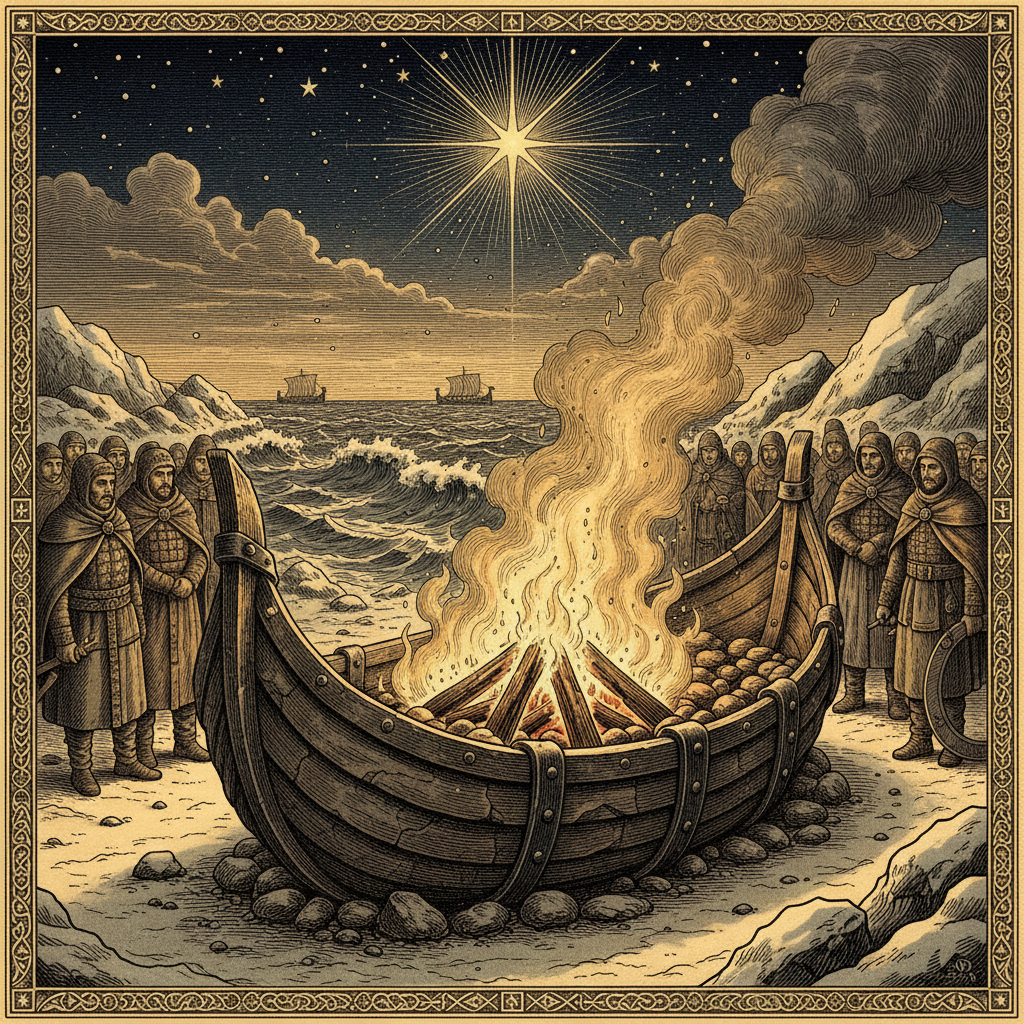 "Iron-Bound" Boat-Shaped Ritual Hearths Uncovered in the Lofoten Islands Point to 1,200-Year-Old Roots of Viking "Festival of the North-Star Departure"