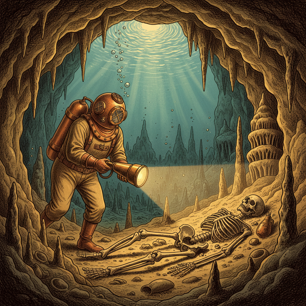 Submerged 8,000-Year-Old Burial Site Found in Mexico’s Underwater Caves Points to Early Shamanic Practices