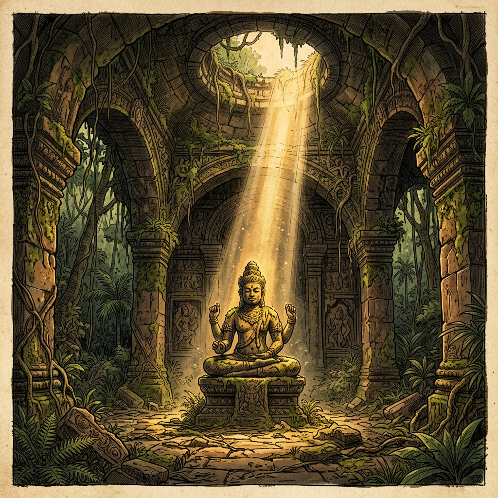 Significant 10th-Century 'Nala' Dynasty Vishnu Temple with Unique 'Solar-Aperture' Roof Discovered in Odisha’s Remote Kalahandi Forest