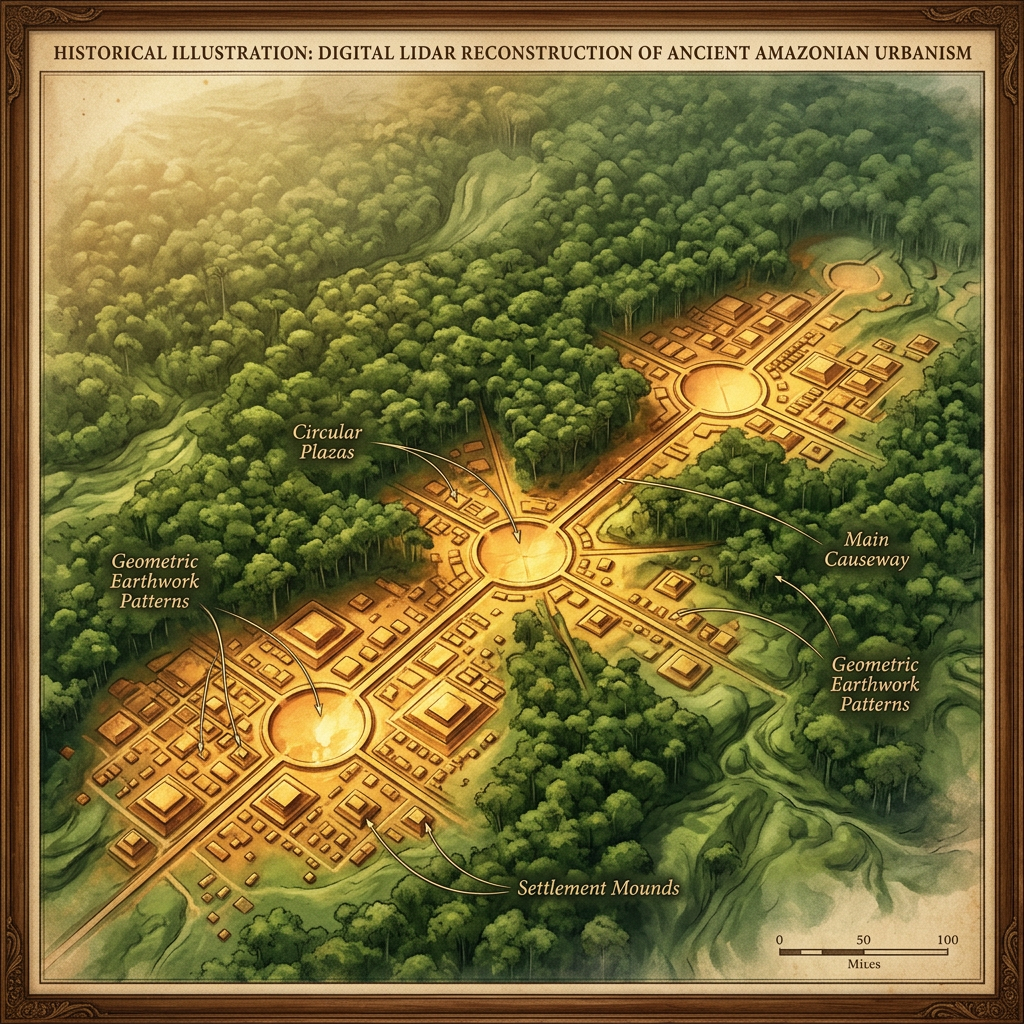 LiDAR Mapping in the Mato Grosso Reveals 'Star-Linked' Urban Clusters of a Pre-Columbian Amazonian State