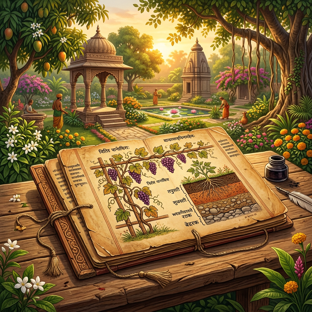 Research Identifies Precision Soil-Fertility Algorithms in 13th-Century 'Upavana-Vinoda' Treatises for Sustainable Viticulture