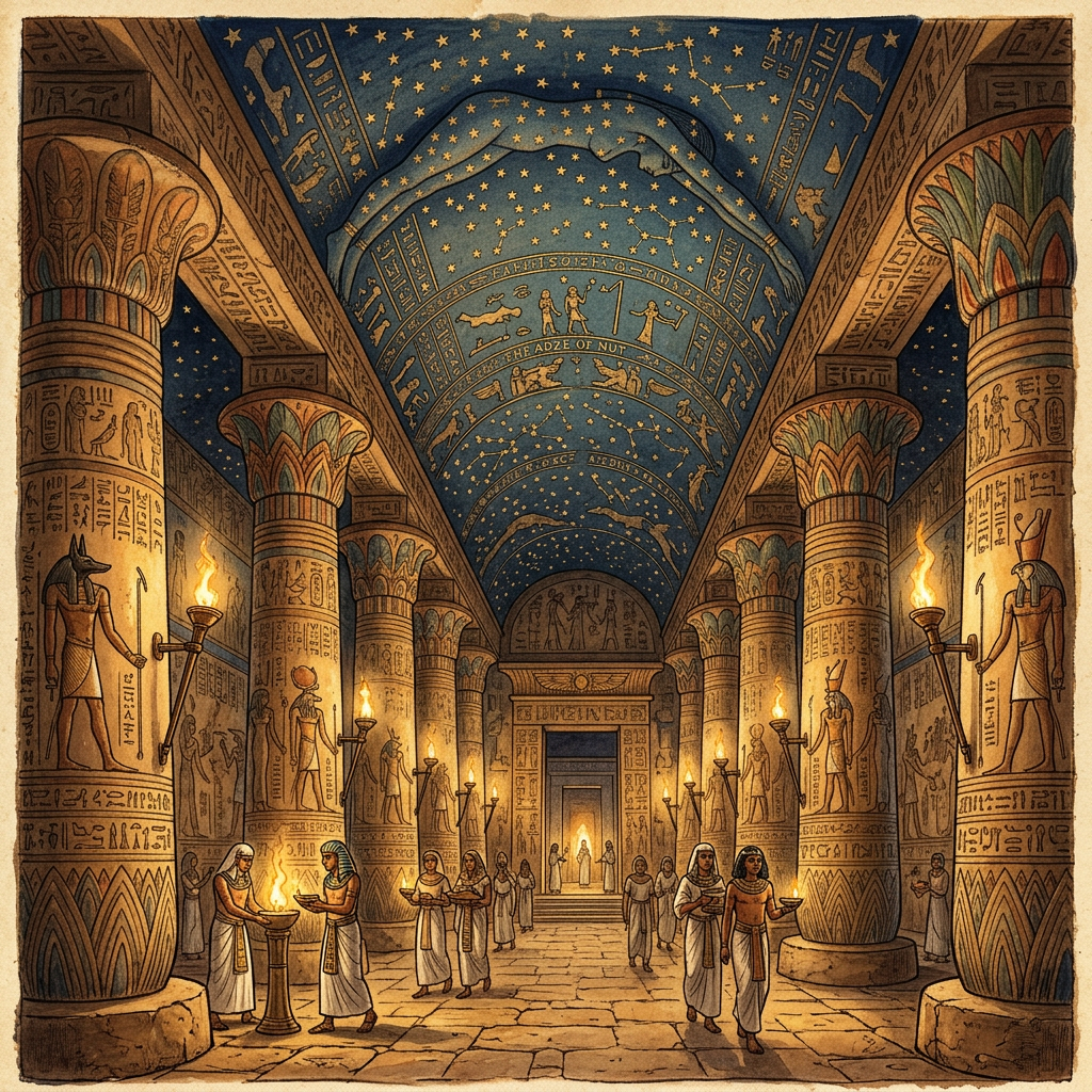 Archaeologists Uncover 2,500-Year-Old 'Temple of the Sacred Ram' Khnum in Egypt’s Asyut Province Featuring Gilded Astronomical Reliefs