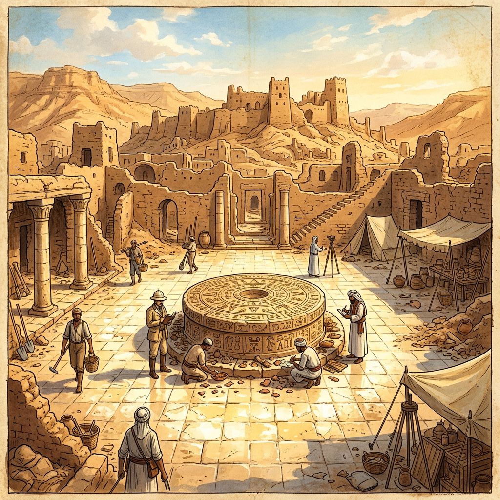 Monumental 'Alabaster-Lined' Courtyard Discovered in Uzbekistan Points to 4,000-Year-Old Roots of the 'Festival of the Golden Poppy'