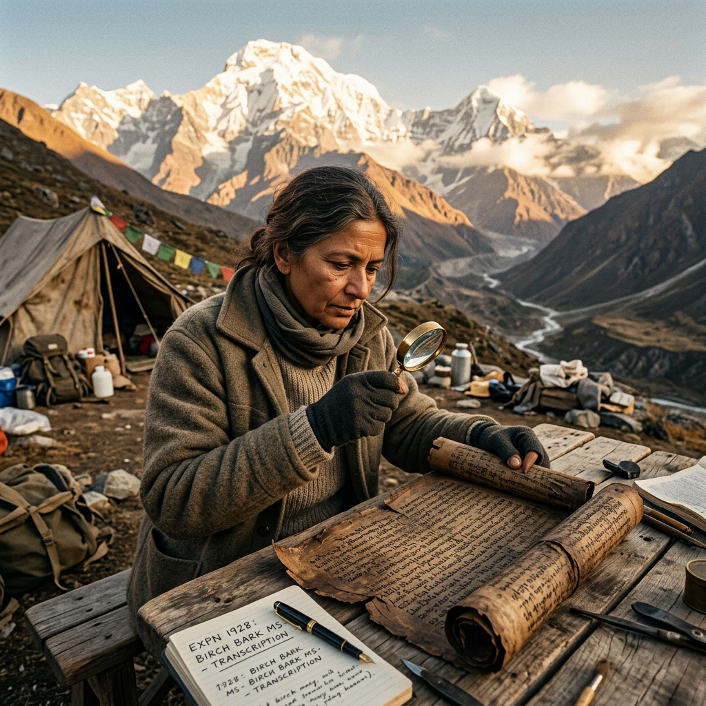 Rare 9th-Century 'Atma-Tejas' Scroll Discovered in a Spiti Cave Explores the Metaphysics of the 'Inner Flame'