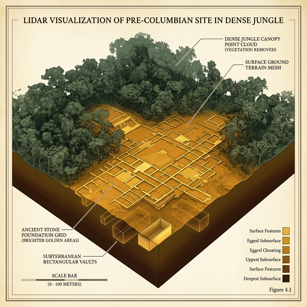 LiDAR Mapping Reveals 1,200-Year-Old 'Maya Tobacco-Processing Megalopolis' and Stone-Lined Drying-Vaults in the Petexbatún