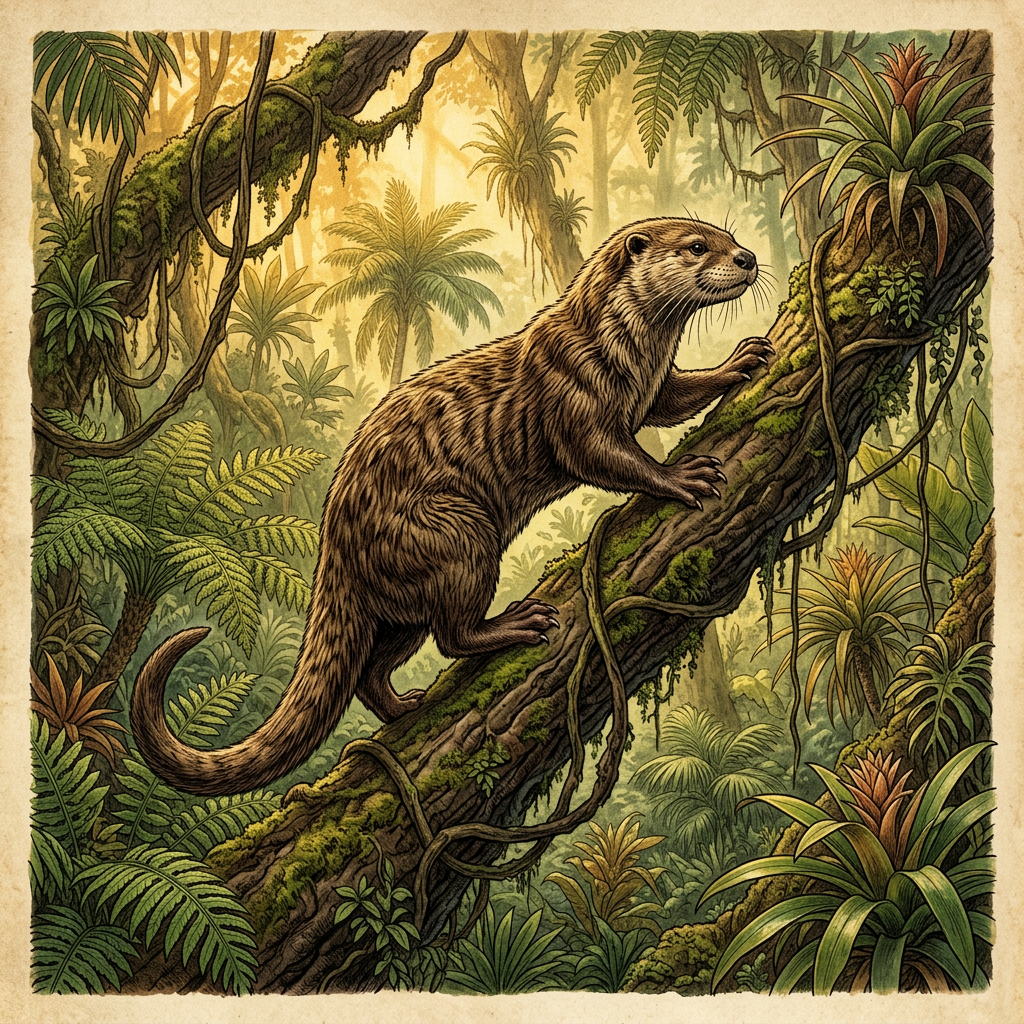 Fossilized Remains of a 45-Million-Year-Old 'Giant Arboreal Otter' Species Identified in the High Plateaus of Mongolia