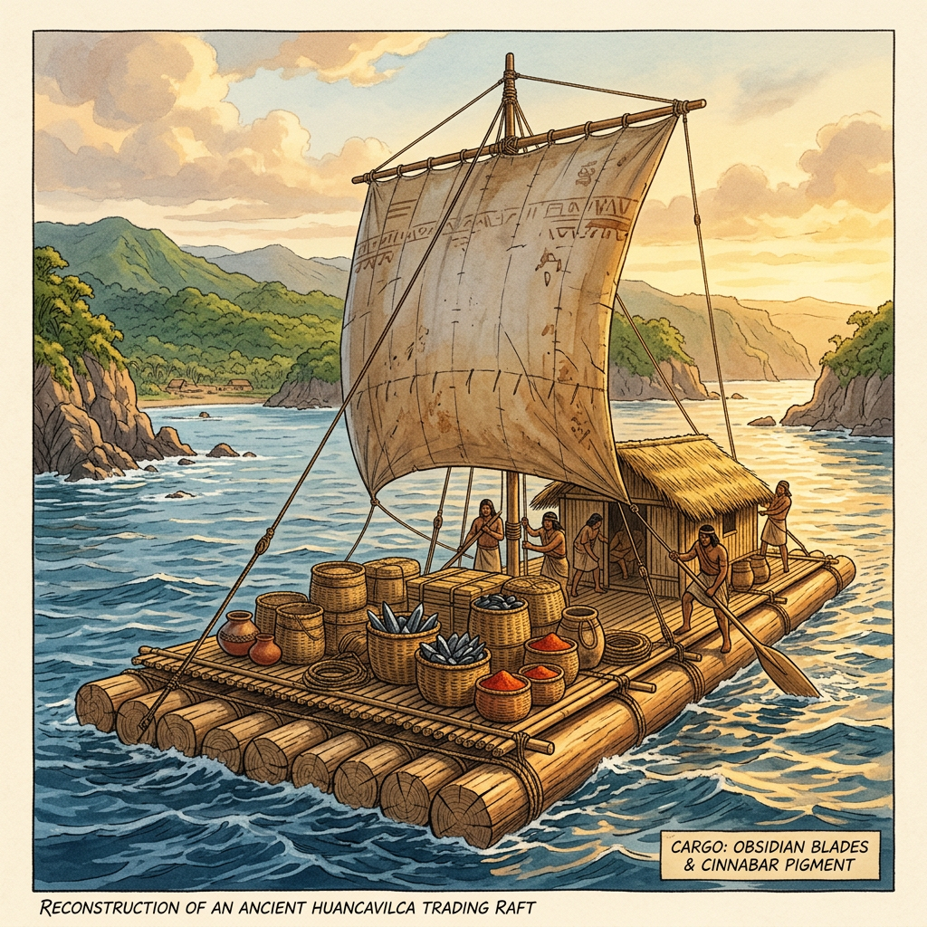 The 'Obsidian and Cinnabar' Seaway: Researchers Map 3,000-Year-Old Trade Between the Gulf of California and the Andes