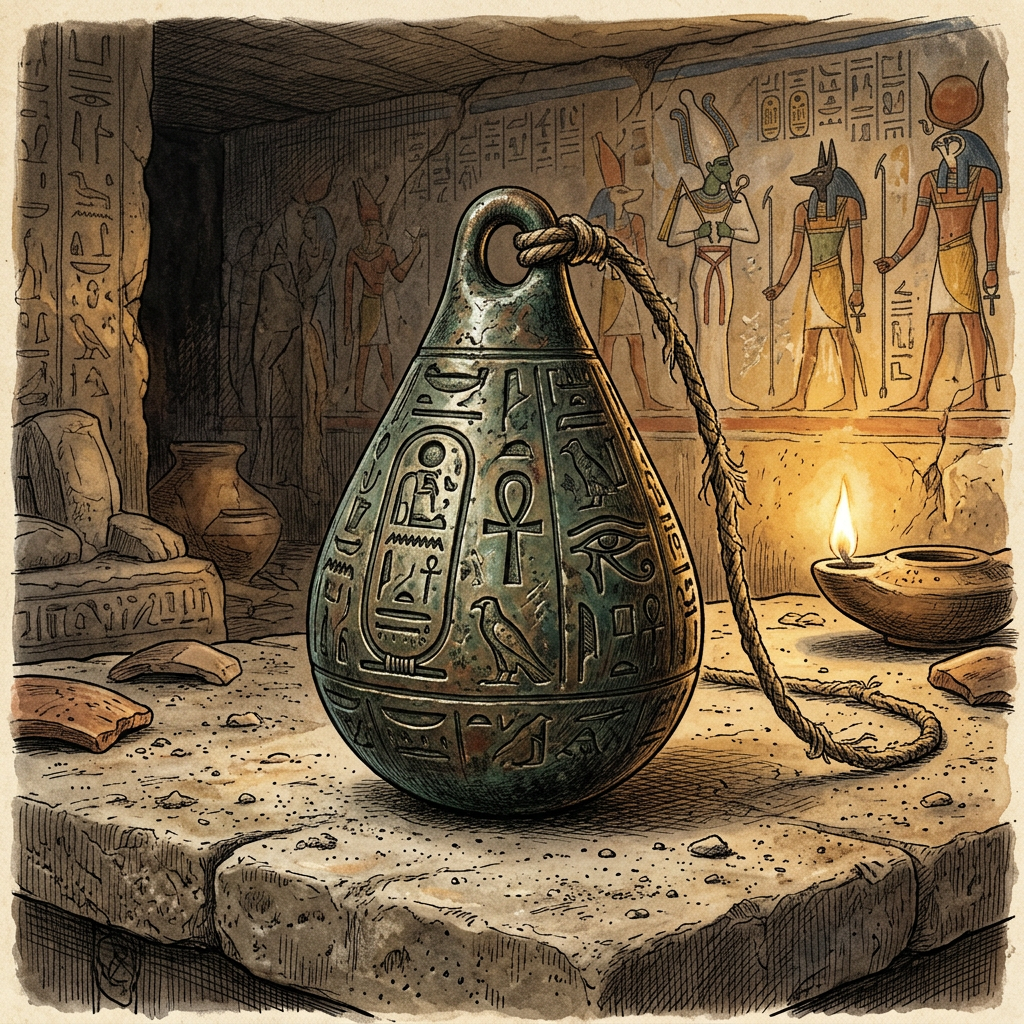 Pristine 26th-Dynasty 'Director of the Royal Architectural-Levelling Standards' Tomb Unveiled in Saqqara with Rare Bronze Plumb-Line Weights