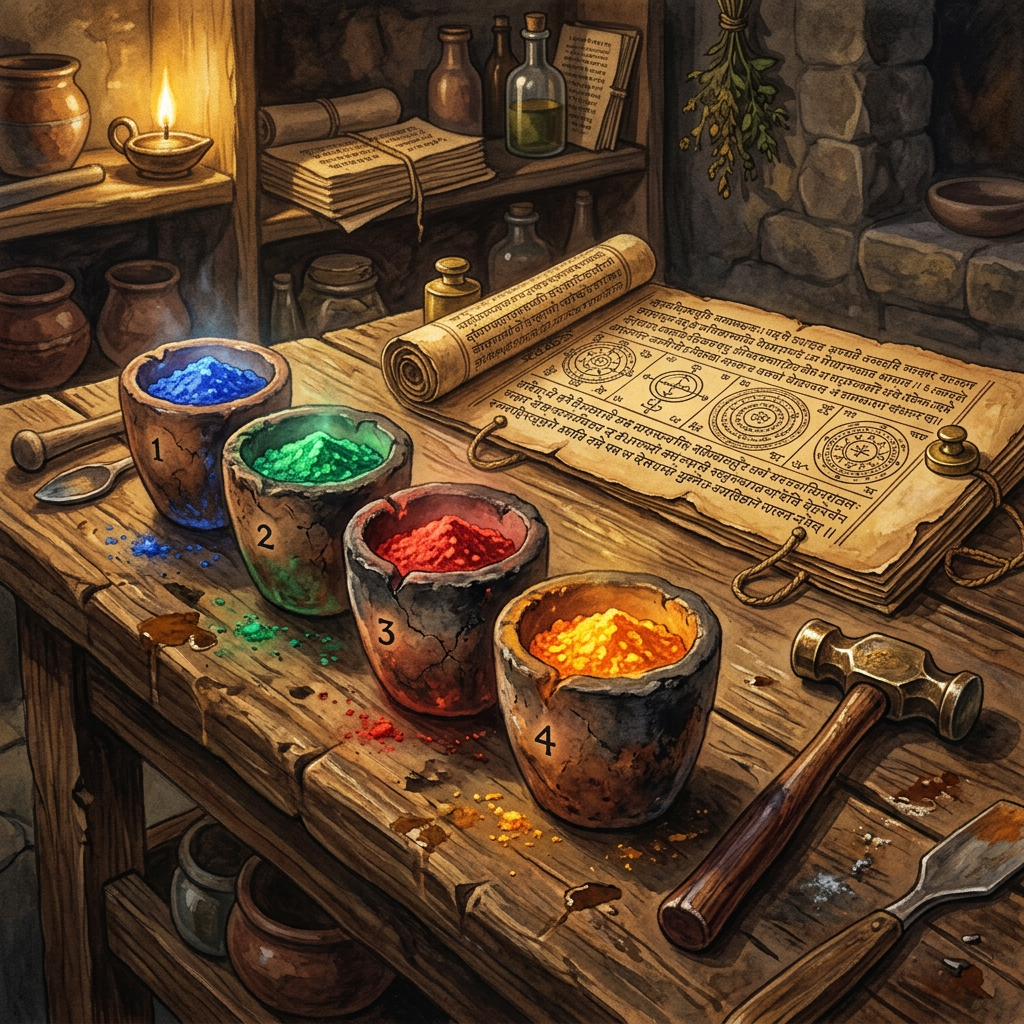 Deciphered 9th-Century 'Sharada' Script Fragments from the Zanskar Cache Detail Lost Sanskrit Protocols for the Systematic Extraction of Rare-Earth Minerals