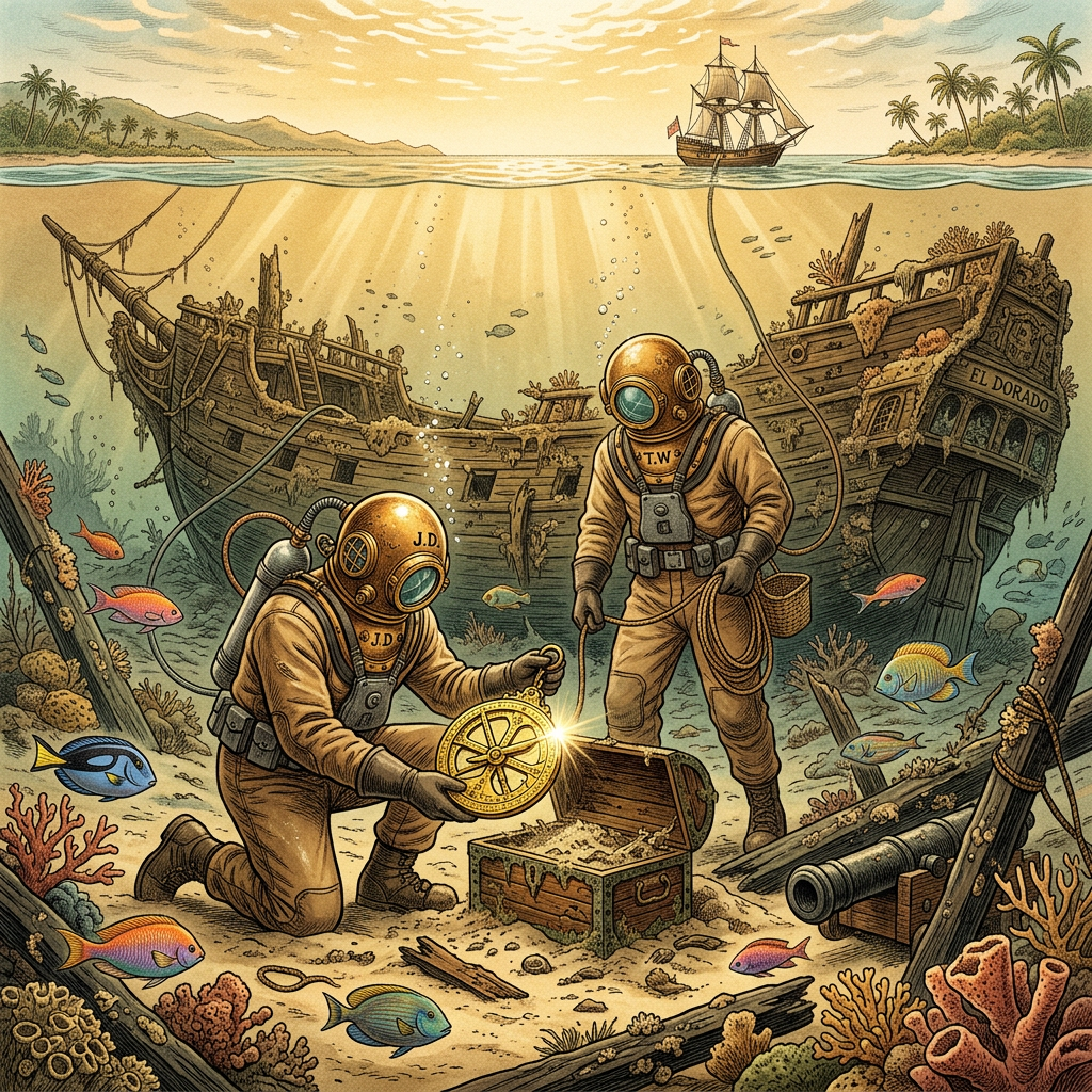 Underwater Discovery: Sunken 16th-Century 'Goan-Portuguese' Merchant-Caravel Yields Gilded Maritime Instruments and Sanskrit Treaties