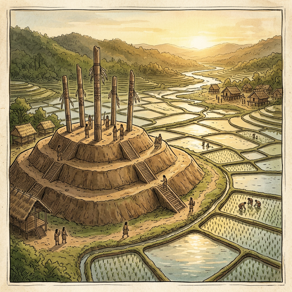 Discovery of a 5,000-Year-Old 'Liangzhu Celestial Alignment Platform' Used for Synchronizing Rice Harvests