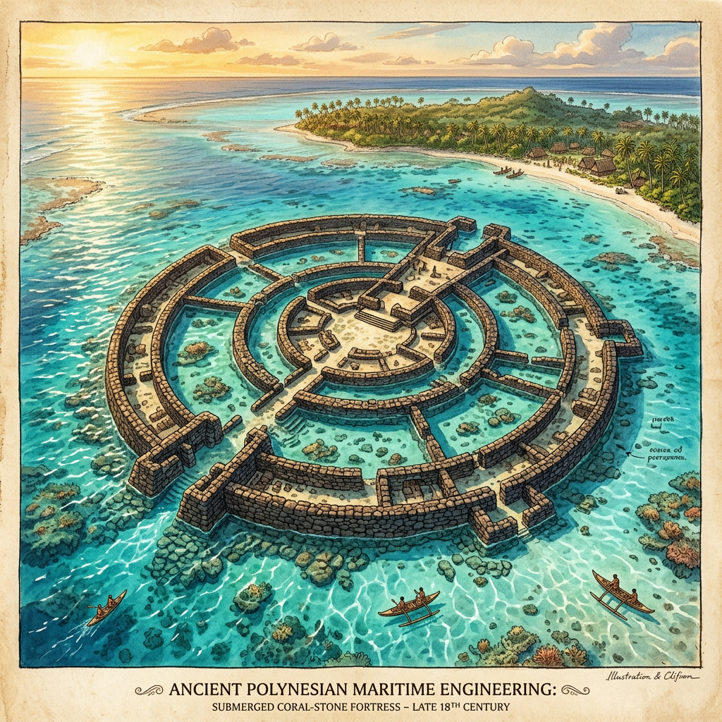 Climate Archaeology: Ancient Polynesian 'Sea-Wall' Engineering Reveals Prehistoric Resilience to Rising Sea Levels