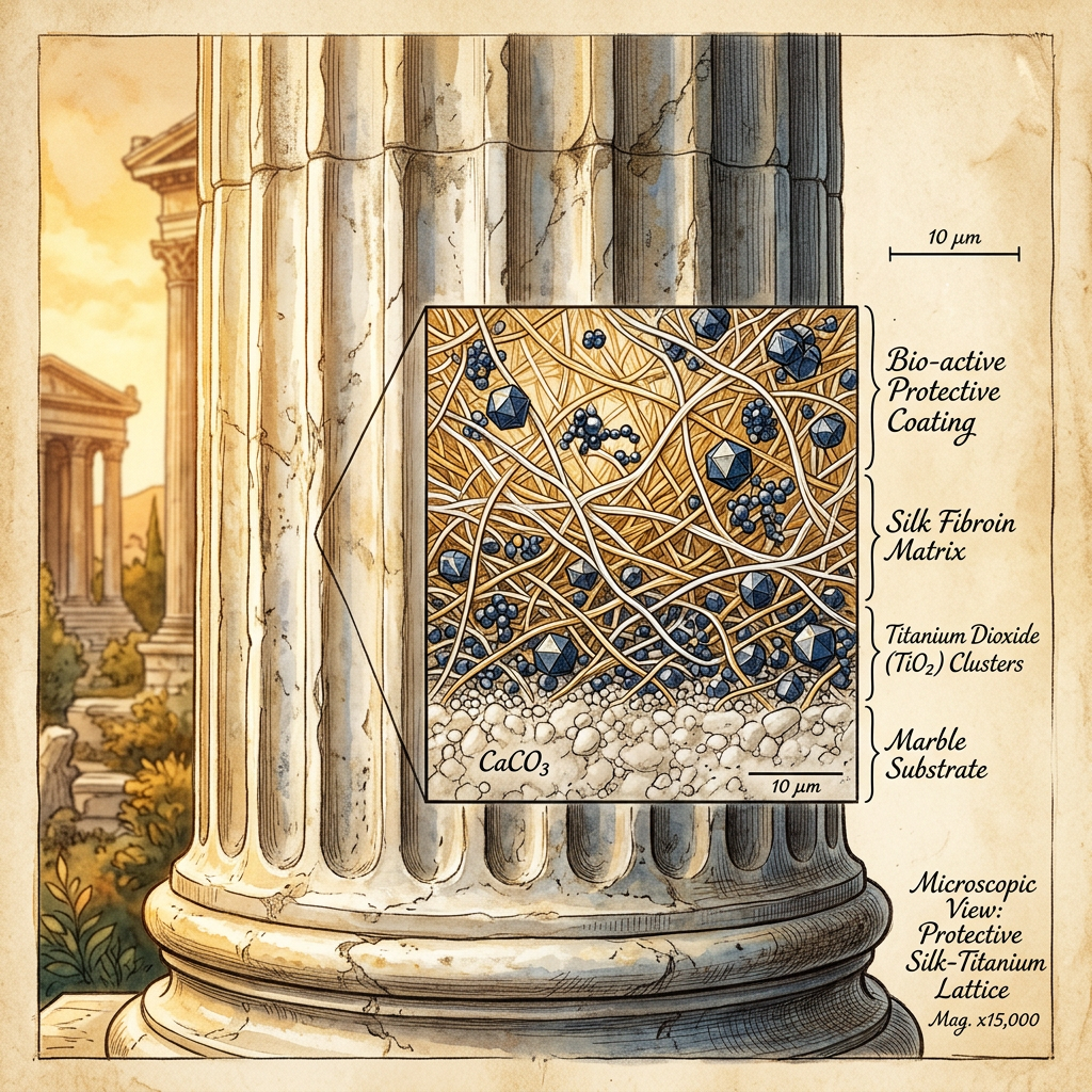 MIT Engineers Unveil 'Titanium-Silk' Nano-Coating to Protect Greek Marble from Corrosive Air Pollution