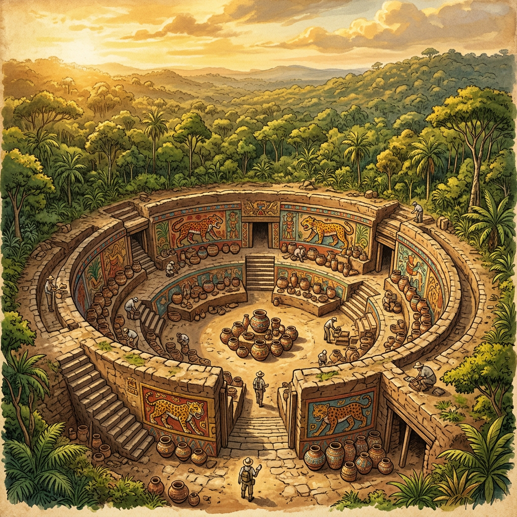 3,000-Year-Old 'Temple of the Cacao Priest' with Intact Ceramic Offerings Discovered in Peru's Marañón Basin