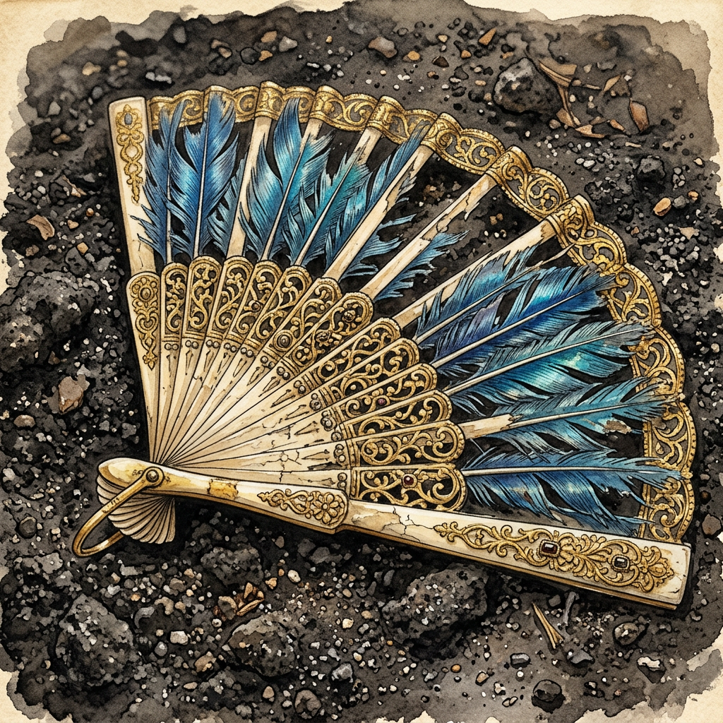 Gilded-Feather Ritual Fans Discovered in Central Java Point to 1,200-Year-Old Roots of Borobudur-Era Lunar Festivals