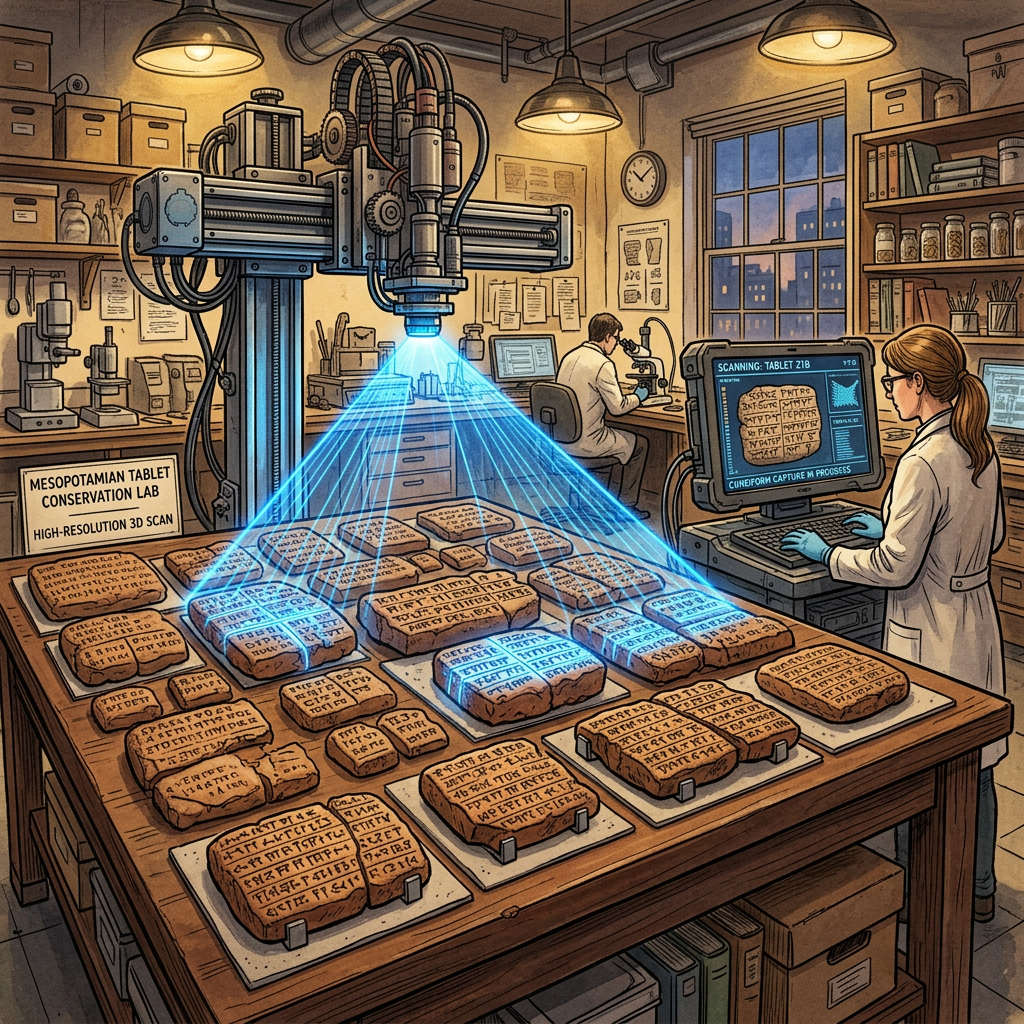 AI Analysis of 5th-Century 'Grantha' Tablets in Kanchipuram Uncovers Lost Discourse on the 'Philosophy of Sound'