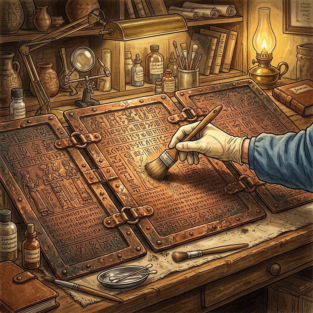 9th-Century 'Rashtrakuta' Dynasty Copper Plates Detailing Ancient Village Schools Found in Maharashtra