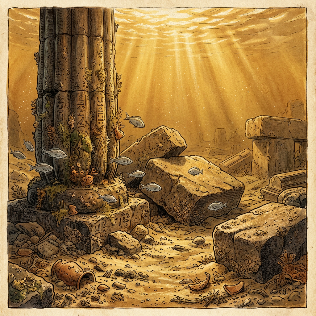 Submerged 11th-Century 'Chera' Dynasty Temple Foundations Identified off the Coast of Vizhinjam, Kerala