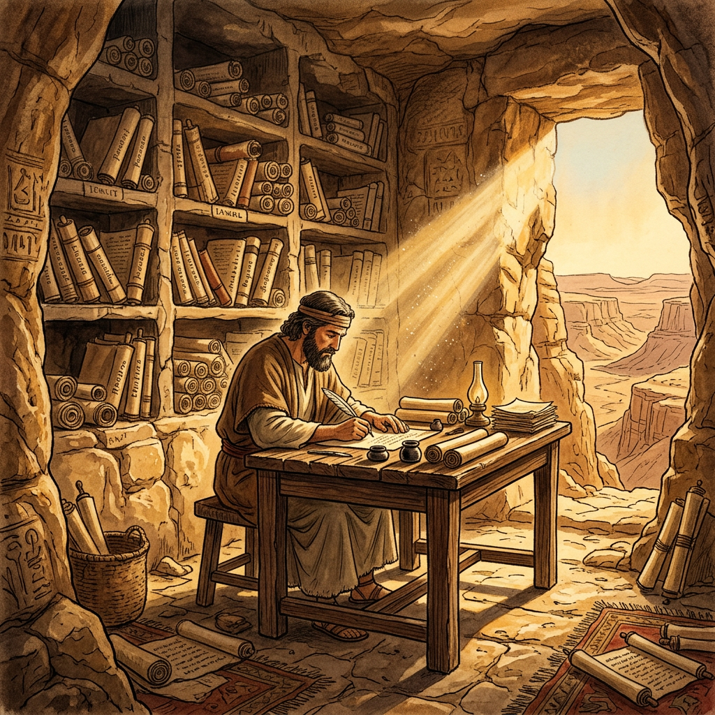 Massive 2,000-Year-Old 'Nabataean Scriptorium' and Papyrus Cache Uncovered in a Hidden Canyon Near Al-Ula