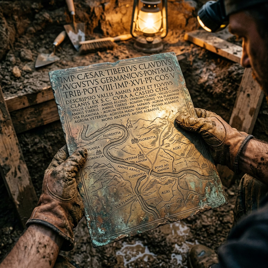 Discovery of a 2nd-Century Roman 'Empire-Wide Map Room' and Topographical Bronzes in Ancient Trier, Germany