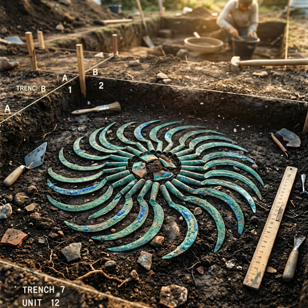 'Azurite-Lined' Copper Sickles Found in Thailand Unveil 3,500-Year-Old Roots of the 'Festival of the Copper Moon'