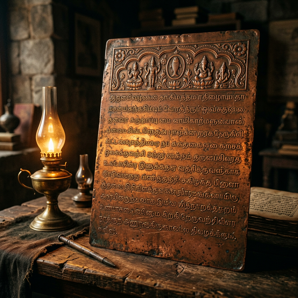 12th-Century 'Sabda-Sphurti-Sara' Scroll Discovered in Thanjavur Explores the 'Metaphysics of Phonetic Awakening'