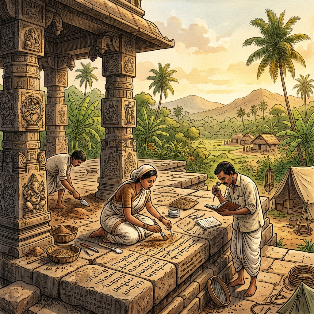 9th-Century 'Adigaman' Dynasty Shiva Temple Complex Uncovered During Excavation in Dharmapuri, Tamil Nadu